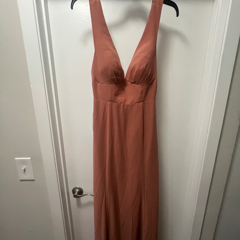 Azazie Cedar Rose Christiana A6 NWT
